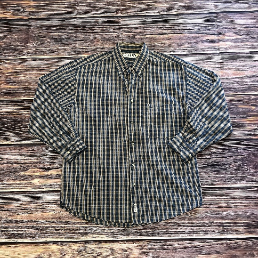 Cactus Clothing Flannel Durable 100% Cotton Made In UAE Men's Size MMedium